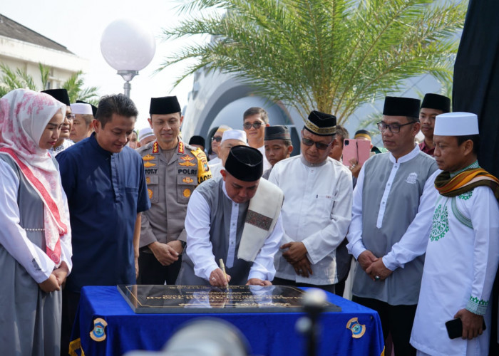 Akhirnya Diresmikan! Masjid Agung Qubah Timah, Legacy Kepemimpinan Molen untuk Kota Pangkalpinang 