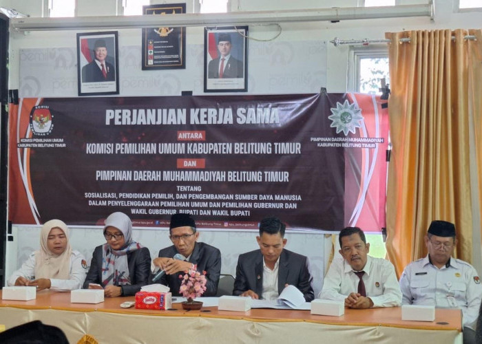 Persiapkan Pemilu 2029, KPU Beltim Gandeng PD Muhammadiyah untuk Pendidikan Pemilih