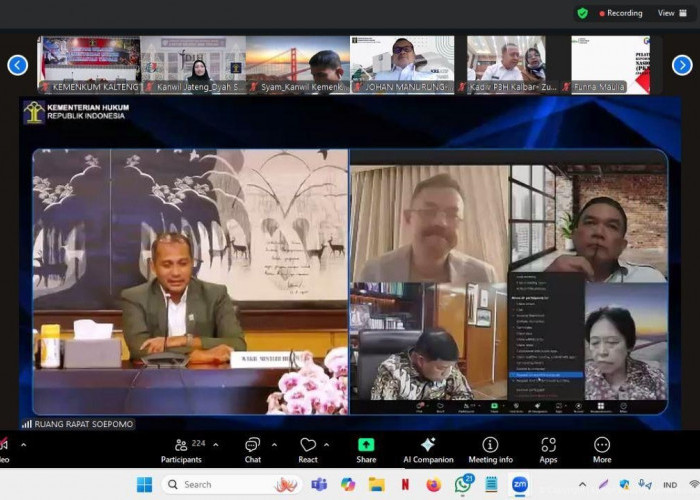 Kanwil Kemenkum Babel Ikuti Webinar Uji Publik RUU Pelaksanaan Pidana Mati