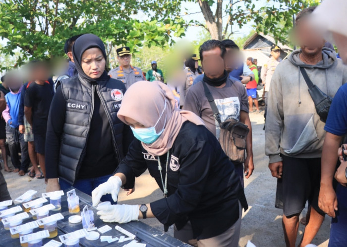 Polda Babel dan Polresta Gelar Razia Penertiban Narkoba Dilokasi Tambang, 29 Pekerja Diamankan