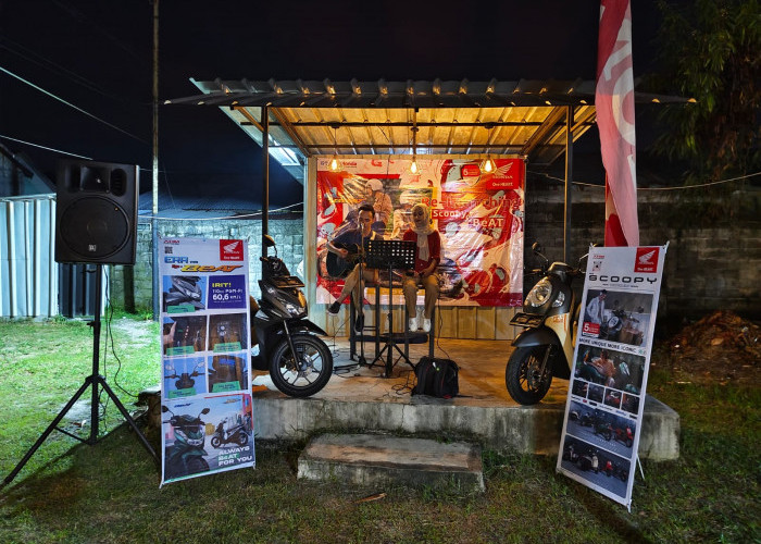 Relaunching New Honda Scoopy di Lejuk Cafe, Honda ASP Belitung Beri Promo Menarik