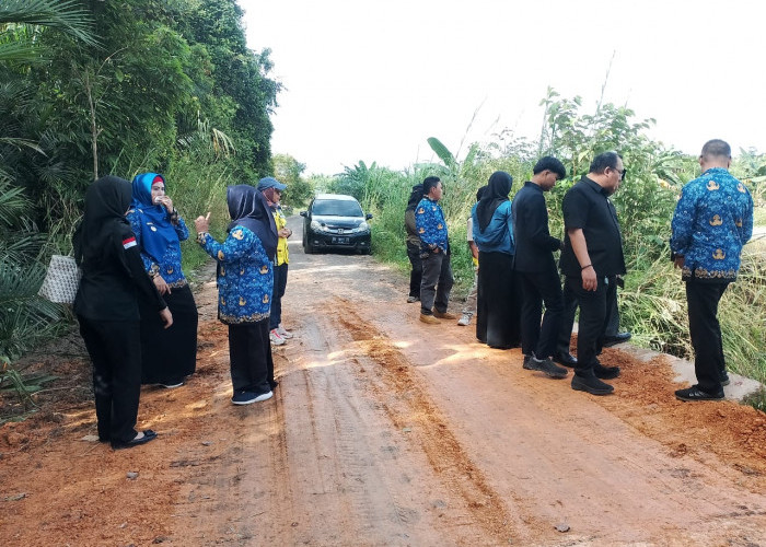 Komisi III DPRD Basel Tinjau Jalan Putus Jeriji - Tepus, Ini Hasilnya 