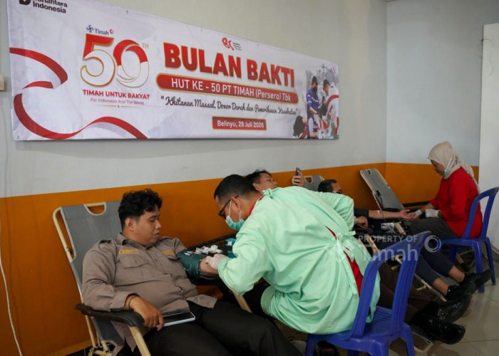 PT Timah dan PMI Bersinergi Jaga Stok Darah untuk Masyarakat