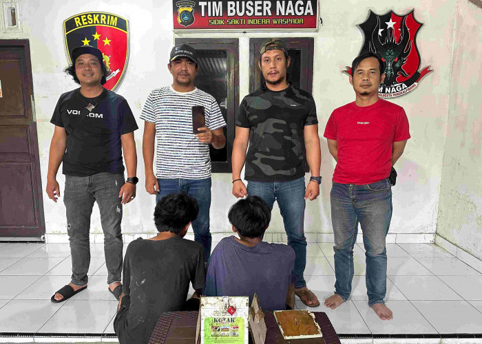 Tertangkap! Ini 2 Maling Kotak Amal dan HP di RM Kejora Jaya