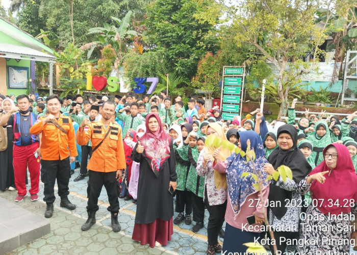 BPBD PGK Sasar Sekolah Rawan Banjir 