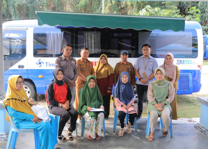 Dinanti Warga, Unit Kesehatan Keliling PT Timah Berikan Pelayanan Kesehatan Gratis di Desa Teluk Radang