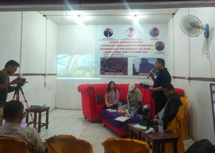 Dialog Forum Rakyat, Rosidi : Strategi Pemulihan Ekonomi, Dengan Ngopi Bersama 
