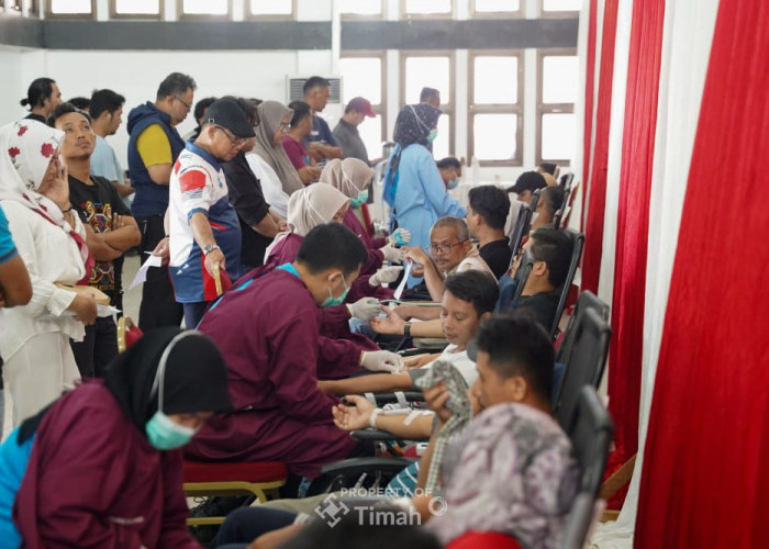 Bulan Bakti HUT ke-50, PT Timah Kobarkan Semangat Kemanusiaan Lewat Donor Darah