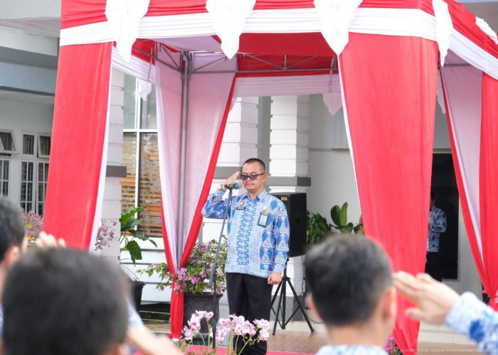 Kanwil Kemenkum Babel Gelar Upacara Peringatan Hari Keluarga Nasional Tahun 2026