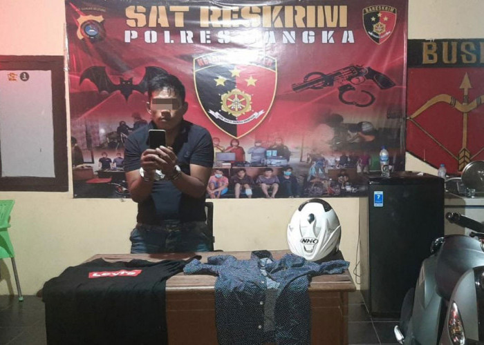 Ngaku Anggota Polda Babel dan Polsek Sungailiat, Residivis Narkoba Gelapkan HP dan Motor 