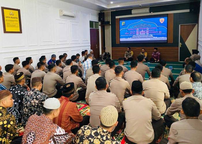 Polresta Pangkalpinang Peringati Isra Miraj, Gatot: Teladani Nabi