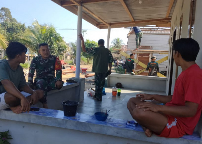 Pererat Silaturahmi, Dan SSK TMMD ke – 116 Rutin Komsos dan Anjangsana Support Personel