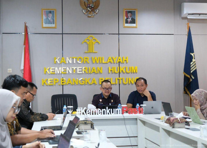 Perkuat Evaluasi IRH 2026, Kanwil Kemenkum Babel Ikuti Rapat Monitoring TSW Secara Nasional