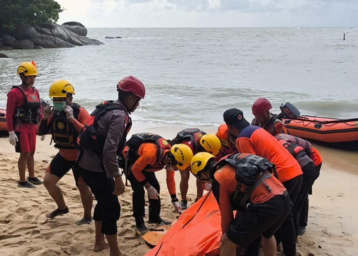Mahasiswa Polman Babel yang Tenggelam di Teluk Uber Ditemukan Nelayan