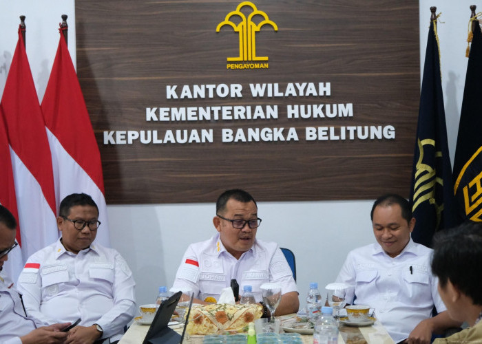 Kanwil Kemenkum Babel Terima Audiensi DPC Permahi Kepulauan Bangka Belitung