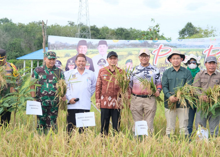 Kadivyankum Kemenkum Babel Hadiri Murok Jerami Di Desa Namang