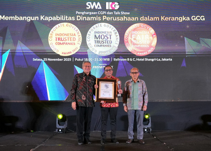BRI Kembali Dinobatkan Sebagai Perusahaan dengan Tata Kelola Terbaik di Indonesia Trusted Companies 2025