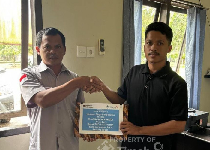 Berbagi Harapan, PT Timah Tbk Dukung Perawatan Arkana yang Berjuang untuk Hidup Sehat