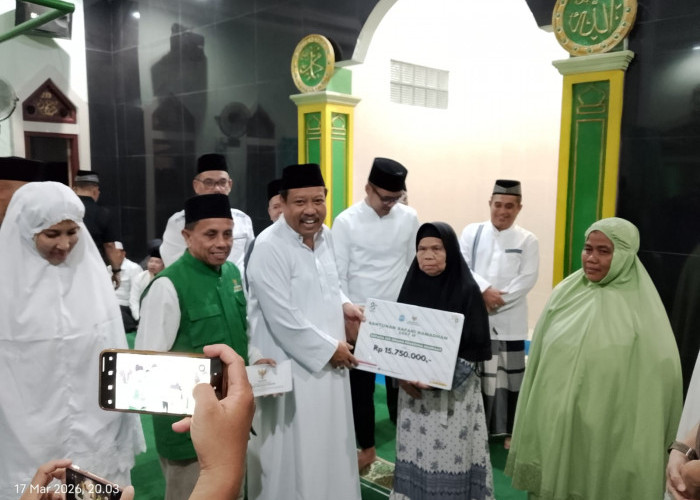 Safari Ramadan di Masjid Baiturrahman, Wako Udin Ajak Warga Syukuri Nikmat Ibadah