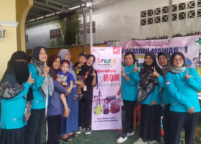 Honda Babel Dukung Kesehatan Masyarakat Lewat “Gerakan POHON” Bersama Puskesmas Kacang Pedang