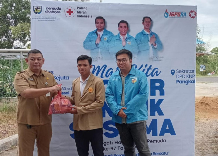 Dispora Pangkalpinang Apresiasi KNPI Gelar Donor Darah Hari Sumpah Pemuda