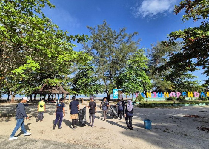 Gerakan Peduli Lingkungan: PLN Gotong Royong Bersihkan Pantai Tanjung Pendam untuk Konservasi Ekosistem