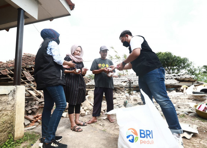 BRI Peduli Bantu Korban Bencana Gempa Cianjur 