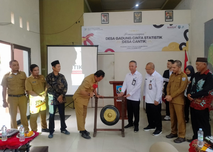 Peresmian Desa Gadung Menjadi Desa Cantik, BPS Basel Sebutkan Ini 