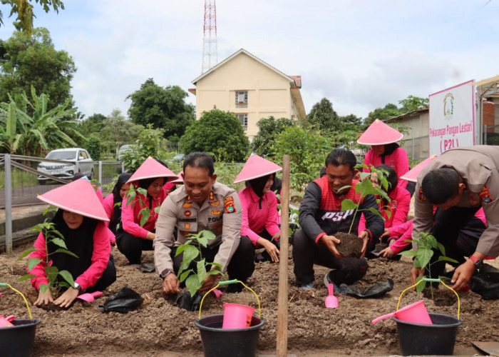 Bhayangkari Cabang Polres Basel Launching  Program Pekarangan Pangan Lestari