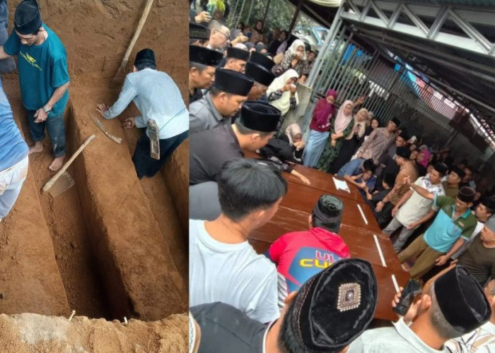 Pemakaman Dosen Unmuh Babel Bersama Suami dan 2 Anaknya Dipenuhi Lautan Manusia