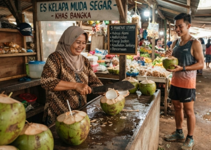 Tak Hanya Menyegarkan, Ini 5 Manfaat Kelapa Muda bagi Tubuh
