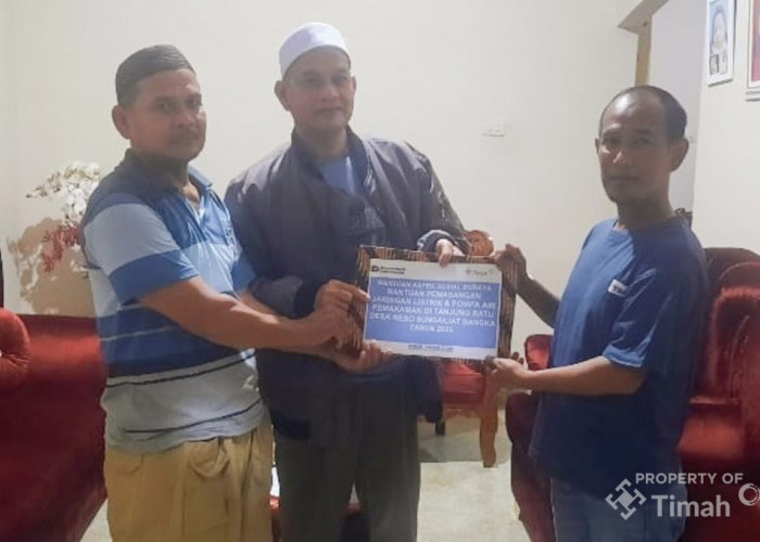PT Timah Tbk Dukung Peningkatan Sarana dan Prasarana Pemakaman Tanjung Ratu