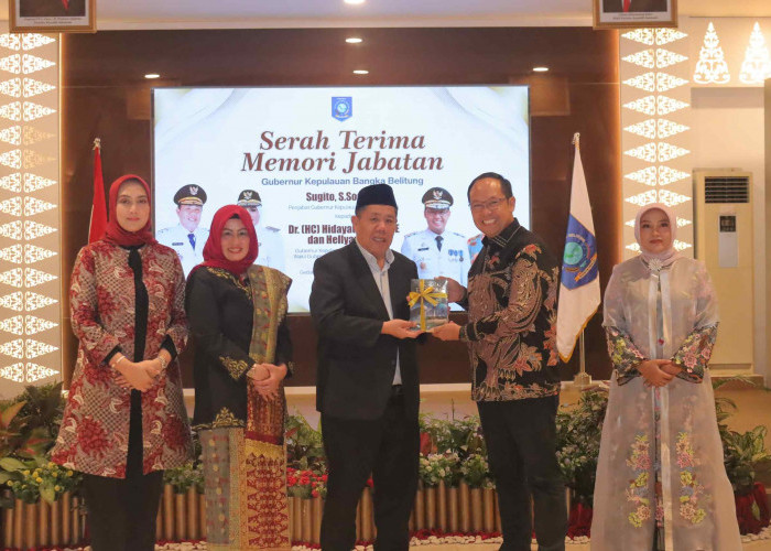 Serah Terima Memori Jabatan, Gubernur Hidayat: Semoga Kepemimpinan Kami Penuh Keberkahan