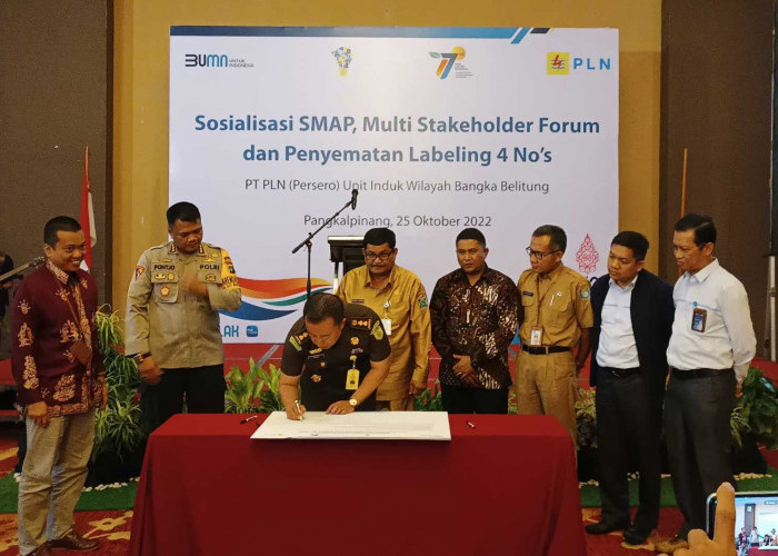 PLN Babel Sosialisasikan SMAP Bagi Mitra Kerja, Ingatkan Prinsip 4 No's