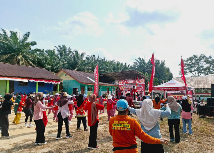 TDM Simpang Katis Ajak Warga Desa Katis Rayakan Kemerdekaan dengan Jalan Santai, Games dan Doorprize