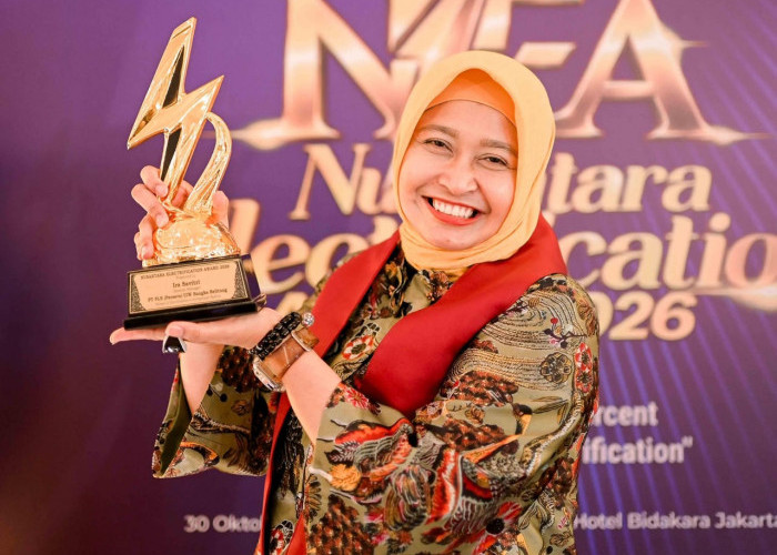 Sukses Perkuat Kelistrikan Wilayah Kepulauan, GM PLN Babel Ira Savitri Raih Nusantara Electrification Award 