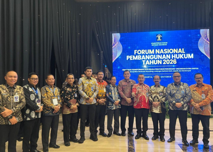 Kanwil Kemenkum Babel Hadiri Forum Nasional Pembangunan Hukum Tahun 2026