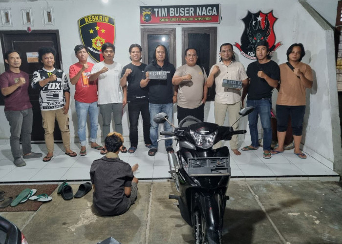 Maling Motor Di Masjid Mentok Ketangkap Di Pangkalpinang
