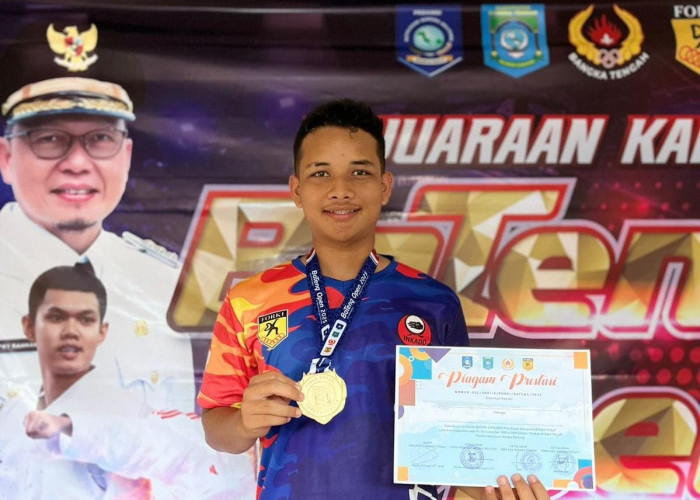 Haical Anugra Raih Emas dan Best of The Best di Kejuaraan Karate Bateng 2025  
