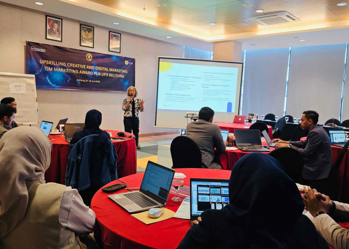 PLN UP3 Belitung Tingkatkan Kapabilitas Digital Marketing, Dukung Visi Global Top 500 dan Mutu Layanan