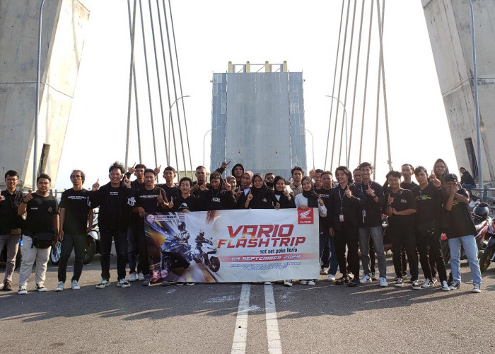 Vario Flash Trip Sukses Curi Perhatian Masyarakat Pangkalpinang