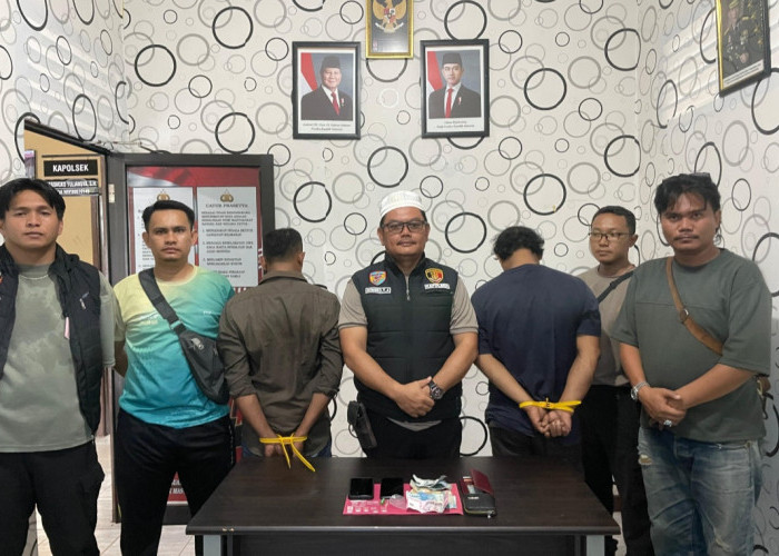 Polsek Lepong dan Satnarkoba Berhasil Ringkus Dua Pria, Diduga Sebagai Pengedar Narkoba 
