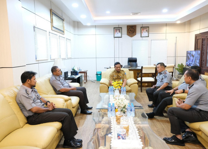 Kanwil Kemenkum Babel Koordinasi dengan Sekda Babel untuk Persiapan Peresmian 100% Posbakum oleh Menkum RI