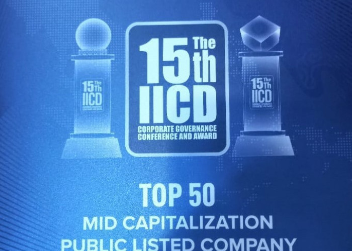 Dua Tahun Berturut-turut, PT TIMAH Tbk Raih penghargaan Top 50 MID Capitalization Public Listed Company 