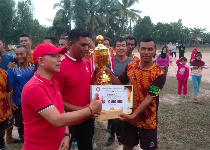 Tutup Fun Football Championsip 2024, Mulkan Puji Sportivitas Pemain dan Penonton