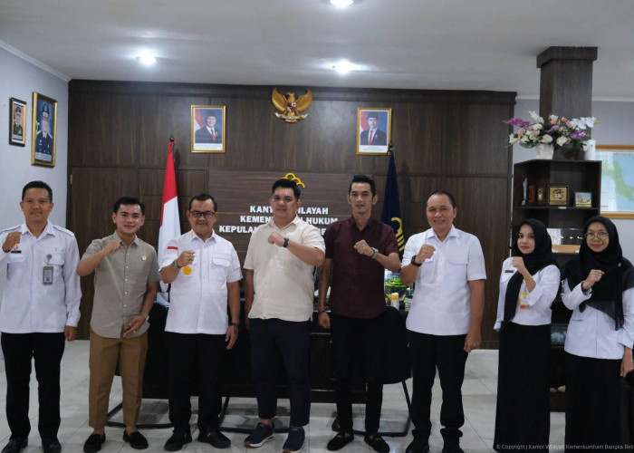 Kakanwil Kemenkum Babel Terima Audiensi dan Konsultasi BAPEMPERDA DPRD Kab. Bangka