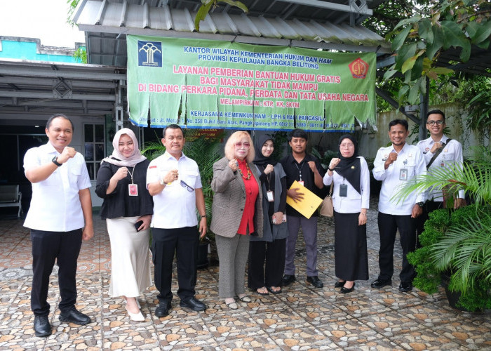 Kanwil Kemenkum Babel Laksanakan Monitoring serta Evaluasi Bantuan Hukum di Pangkalpinang dan Bangka Tengah