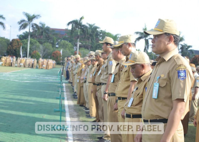 Pimpin Upacara Pagi, Pj Gubernur Suganda Ingatkan ASN BerAKHLAK