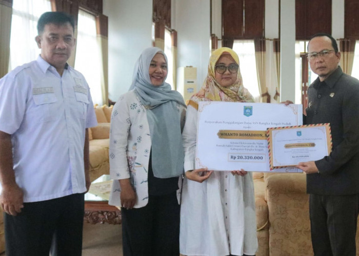 Bupati Algafry serahkan Donasi Progam ASN Bateng Peduli