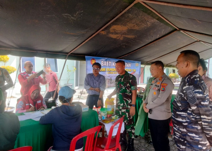 Rangkaian HUT TNI ke 80, Kodim Gelar Aksi Bakti Sosial di Koramil 